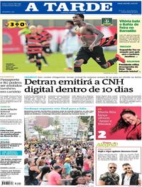 Capa do jornal A Tarde 05/02/2018