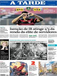 Capa do jornal A Tarde 05/03/2018