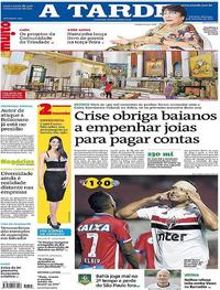 Capa do jornal A Tarde 09/09/2018