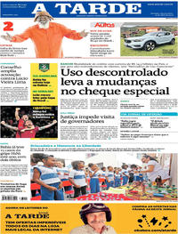 Capa do jornal A Tarde 11/04/2018