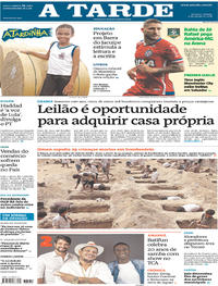 Capa do jornal A Tarde 11/08/2018