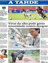Capa do jornal A Tarde 12/03/2018