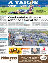 Capa do jornal A Tarde 12/05/2018