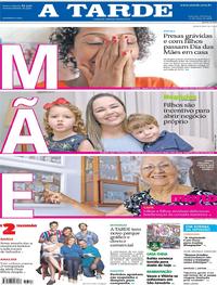 Capa do jornal A Tarde 13/05/2018