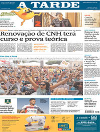 Capa do jornal A Tarde 17/03/2018