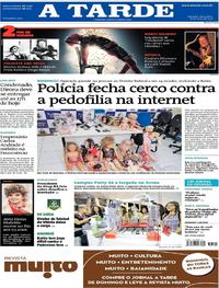Capa do jornal A Tarde 18/05/2018