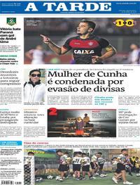 Capa do jornal A Tarde 19/07/2018