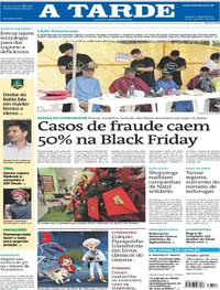 Capa do jornal A Tarde 19/11/2018
