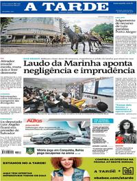Capa do jornal A Tarde 24/01/2018