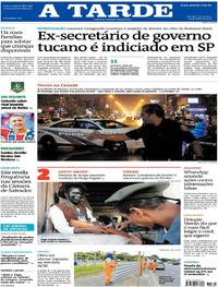 Capa do jornal A Tarde 24/07/2018