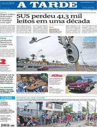 Capa do jornal A Tarde 24/10/2018