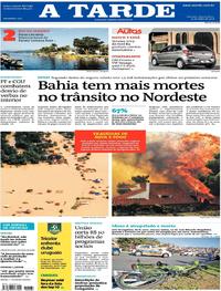 Capa do jornal A Tarde 25/07/2018