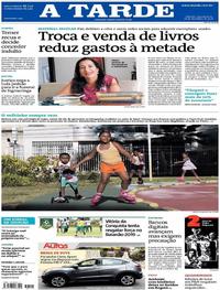 Capa do jornal A Tarde 26/12/2018