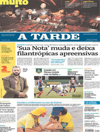 Capa do jornal A Tarde 28/01/2018