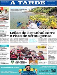 Capa do jornal A Tarde 29/01/2018