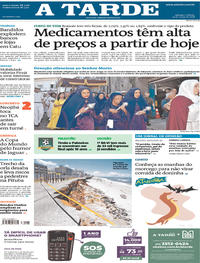 Capa do jornal A Tarde 31/03/2018