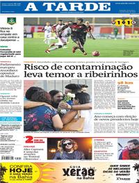 Capa do jornal A Tarde 01/02/2019