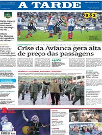 Capa do jornal A Tarde 03/05/2019