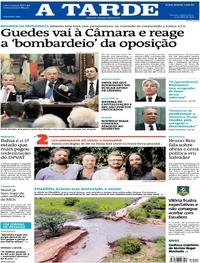 Capa do jornal A Tarde 04/04/2019