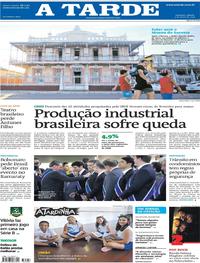 Capa do jornal A Tarde 04/05/2019