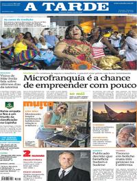 Capa do jornal A Tarde 06/01/2019