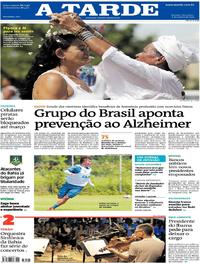 Capa do jornal A Tarde 08/01/2019