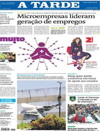 Capa do jornal A Tarde 10/02/2019
