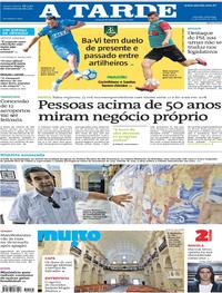 Capa do jornal A Tarde 10/03/2019