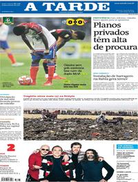 Capa do jornal A Tarde 11/03/2019