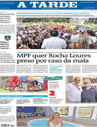 Capa do jornal A Tarde 12/01/2019