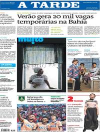 Capa do jornal A Tarde 13/01/2019