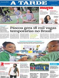 Capa do jornal A Tarde 17/03/2019