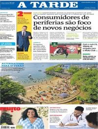 Capa do jornal A Tarde 20/01/2019