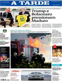 Capa do jornal A Tarde 20/03/2019