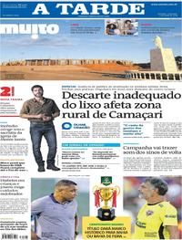 Capa do jornal A Tarde 21/04/2019