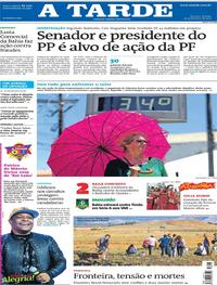 Capa do jornal A Tarde 23/02/2019
