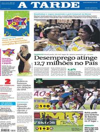 Capa do jornal A Tarde 28/02/2019