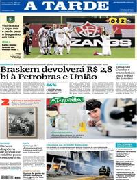 Capa do jornal A Tarde 01/06/2019
