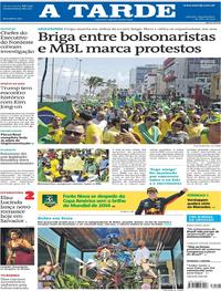 Capa do jornal A Tarde 01/07/2019