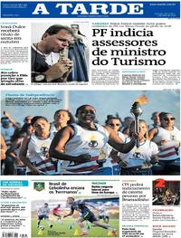 Capa do jornal A Tarde 02/07/2019