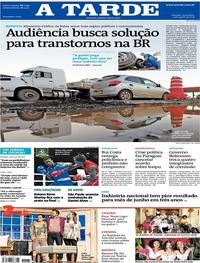 Capa do jornal A Tarde 02/08/2019