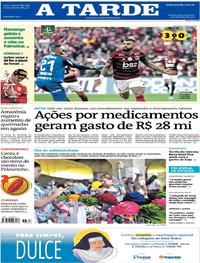 Capa do jornal A Tarde 02/09/2019