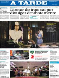 Capa do jornal A Tarde 03/08/2019