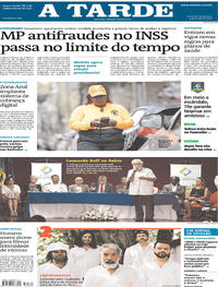 Capa do jornal A Tarde 04/06/2019