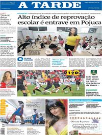 Capa do jornal A Tarde 04/08/2019