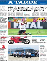 Capa do jornal A Tarde 04/09/2019