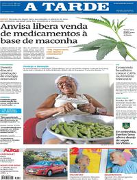 Capa do jornal A Tarde 04/12/2019