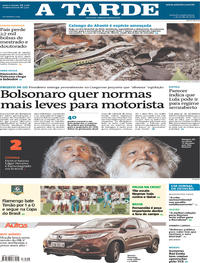 Capa do jornal A Tarde 05/06/2019