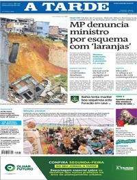 Capa do jornal A Tarde 05/10/2019