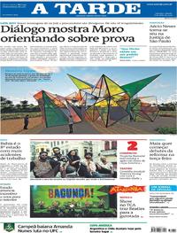 Capa do jornal A Tarde 06/07/2019